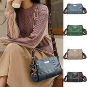 Leyla | Compact Triple-Zip Crossbody Bag