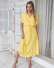 Alexa | Flattering Bohemian-Inspired Design Dress