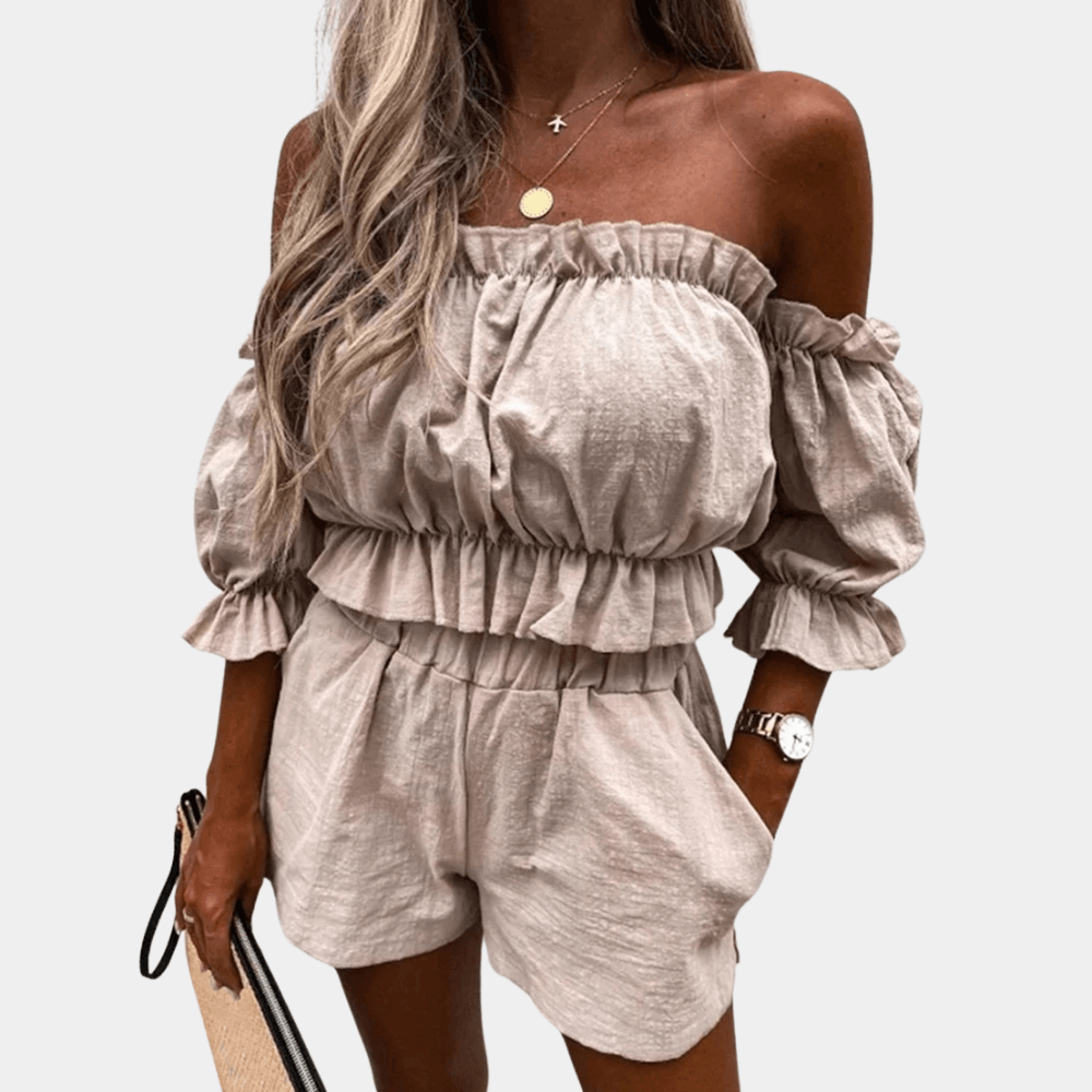 HILDA | Chic Off-Shoulder Ensemble - Lizabella Fashion