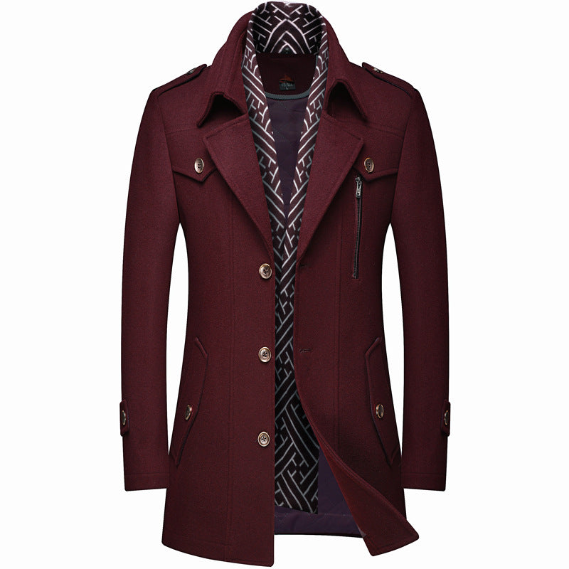 Frederick | Elegant Fitted Men's Overcoat