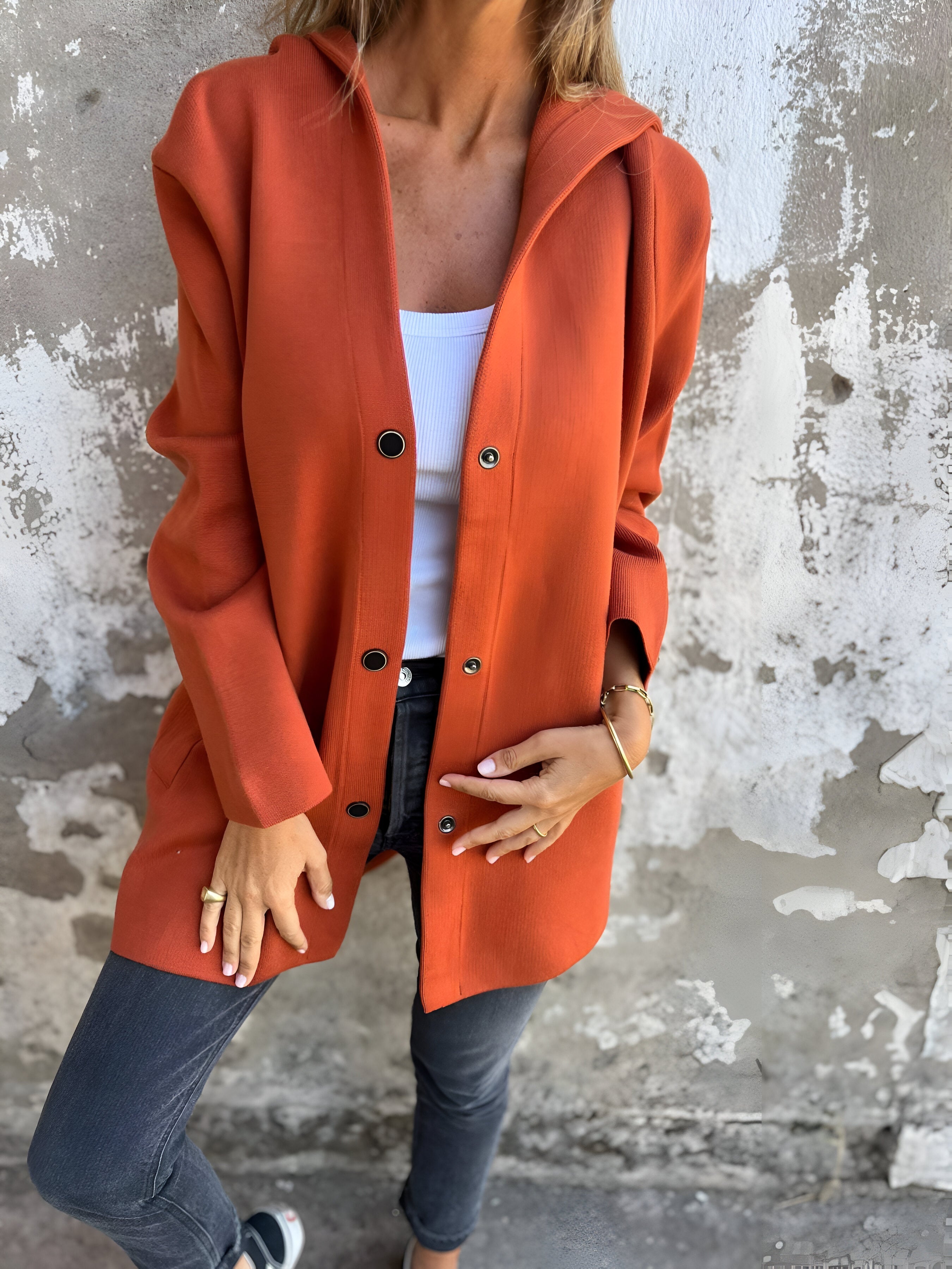 Ellie | Comfortable & Versatile Casual Hoodie Coat