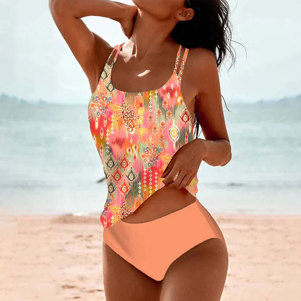 Ava | Bohemian Swimsuit – Radiant Colors for Your Seaside Escapes