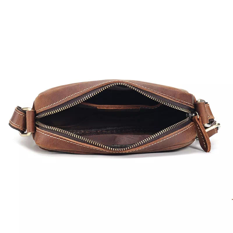 Asher | Vintage Leather Crossbody Bag