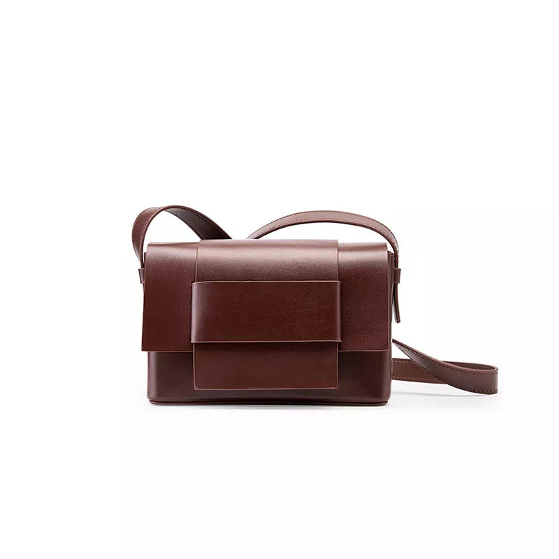 Kai | Leather Compact Crossbody Bag