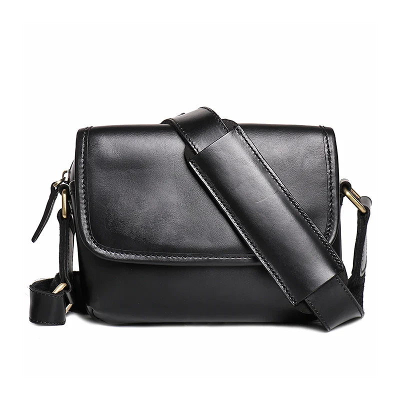 Rome | Compact Leather Small Crossbody Bag