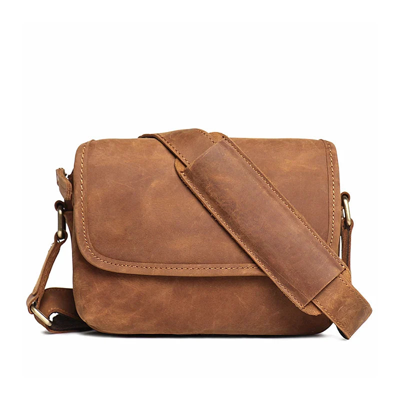 Rome | Compact Leather Small Crossbody Bag