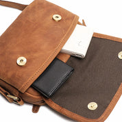 Rome | Compact Leather Small Crossbody Bag