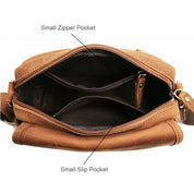 Rome | Compact Leather Small Crossbody Bag