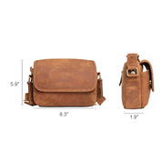 Rome | Compact Leather Small Crossbody Bag
