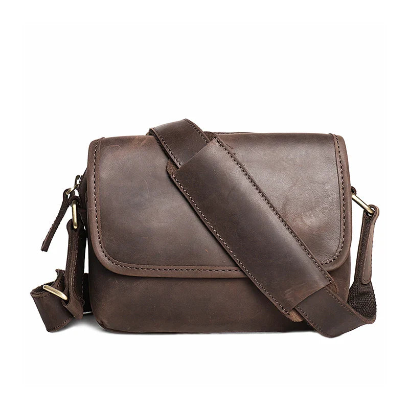 Rome | Compact Leather Small Crossbody Bag