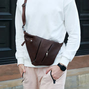 Grey | Urban Geometric Crossbody Bag