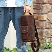 James | Vintage Cylinder Leather Crossbody Bag