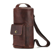 James | Vintage Cylinder Leather Crossbody Bag