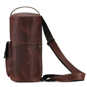 James | Vintage Cylinder Leather Crossbody Bag