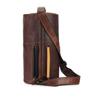James | Vintage Cylinder Leather Crossbody Bag