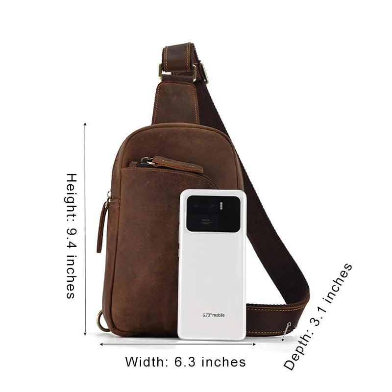Rafael | Heritage Travel Leather Crossbody Bag