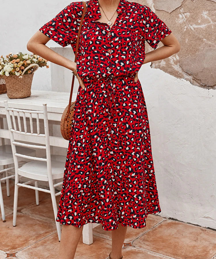 Alexa | Flattering Bohemian-Inspired Design Dress