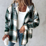 Emilia | Trendy and Cozy Checkered Outerwear Jacket