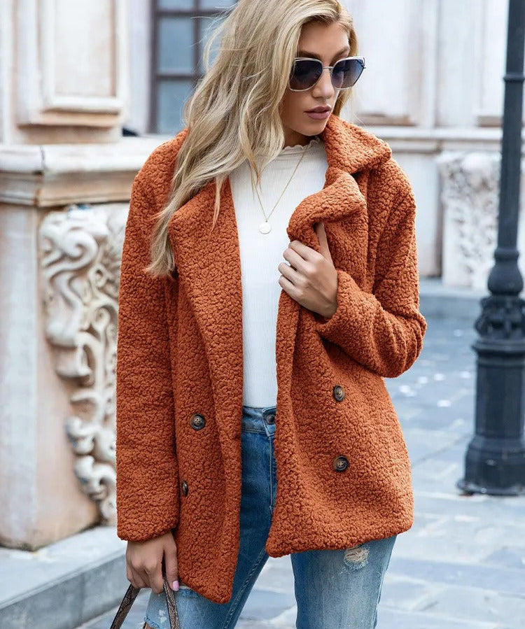 Cora | Plush Winter Coat – Embrace the Cozy Season
