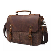 Gracelyn | Rugged Canvas Messenger Crossbody Bag