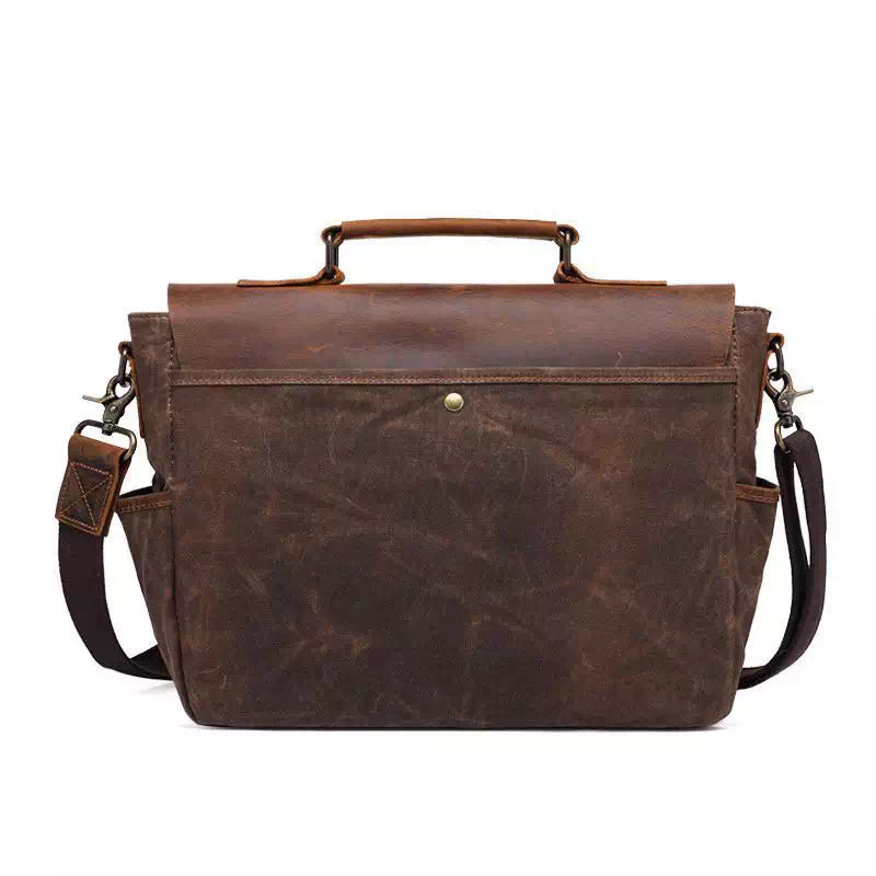 Gracelyn | Rugged Canvas Messenger Crossbody Bag