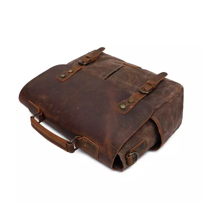 Gracelyn | Rugged Canvas Messenger Crossbody Bag
