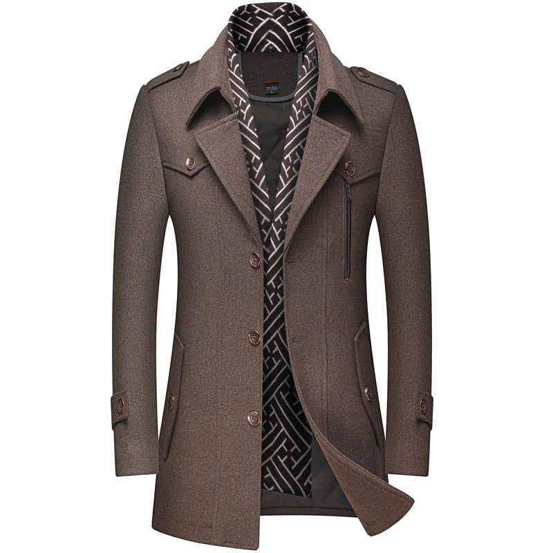 Frederick | Elegant Fitted Men's Overcoat