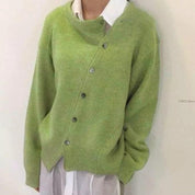 Iris |  Asymmetric Wrap Sweater – Elevate Your Everyday Style