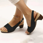 Stella | Comfortable Slingback Heeled Sandals for Everyday Wear