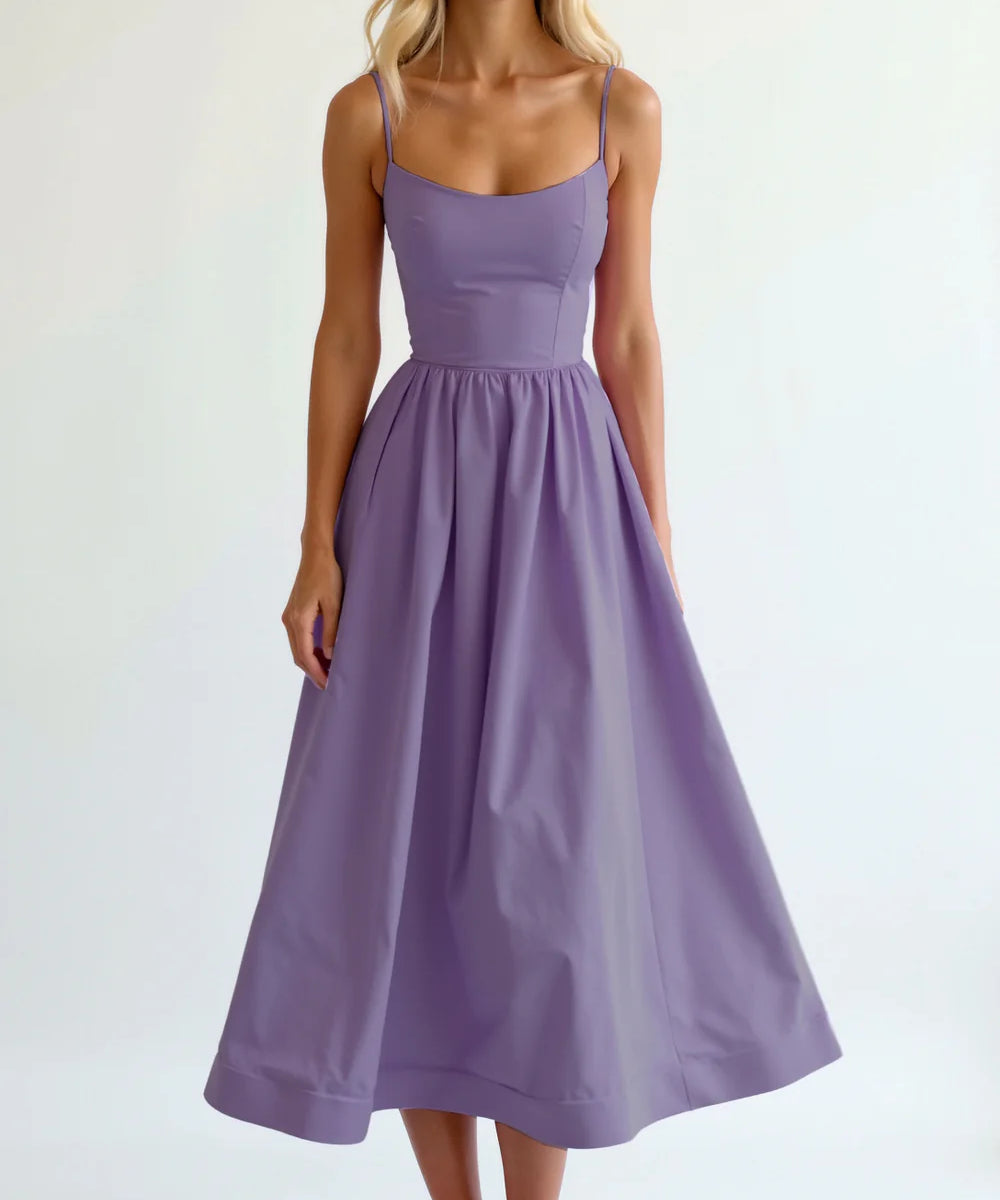 Aurelia Flowing Midi Dress - Light, Elegant, Effortlessly Stylish