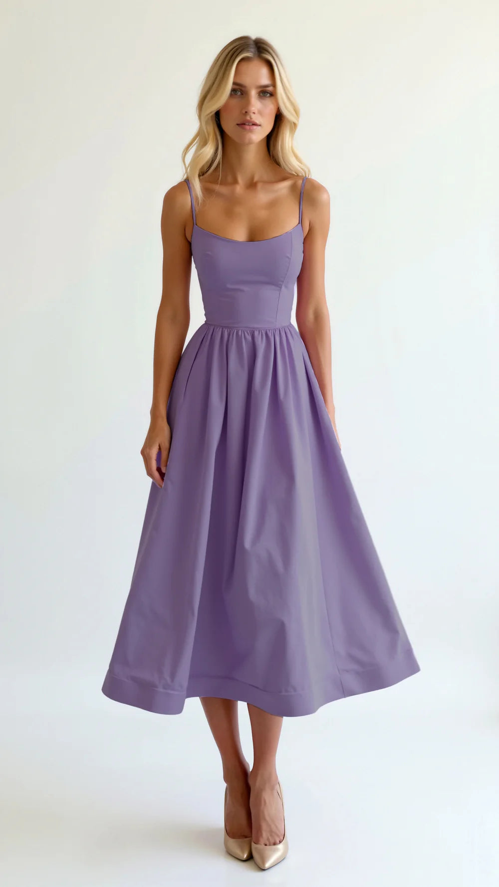Aurelia Flowing Midi Dress - Light, Elegant, Effortlessly Stylish