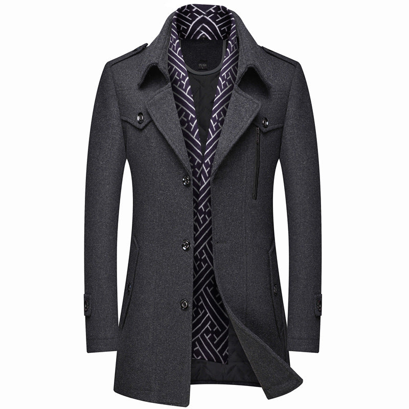 Frederick | Elegant Fitted Men's Overcoat