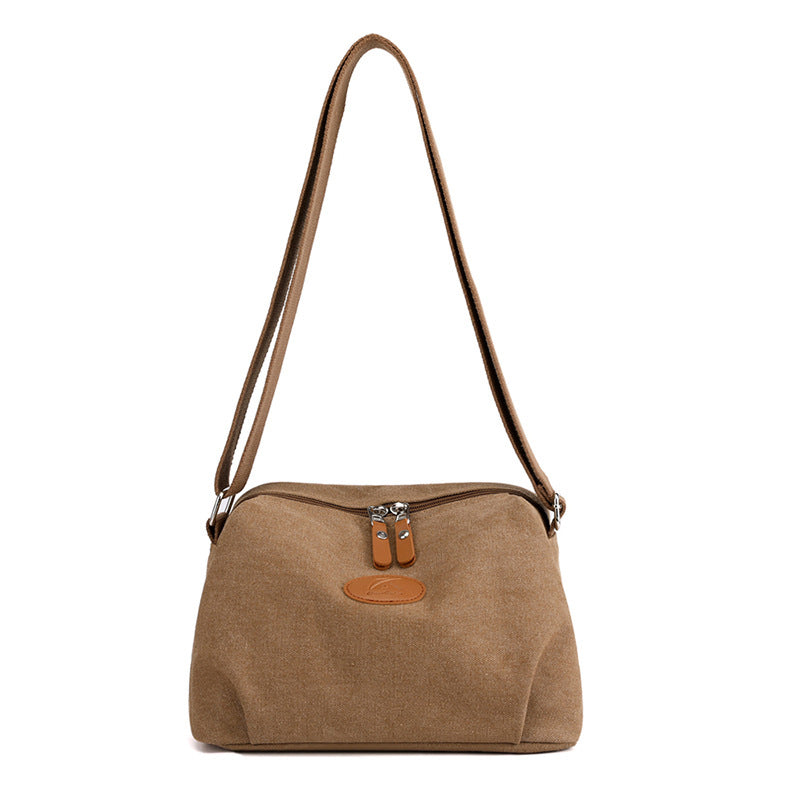 Lorah | Secure-Zip Canvas Crossbody Bag