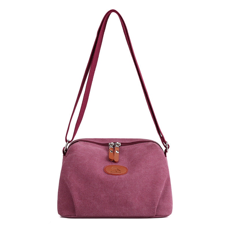 Lorah | Secure-Zip Canvas Crossbody Bag