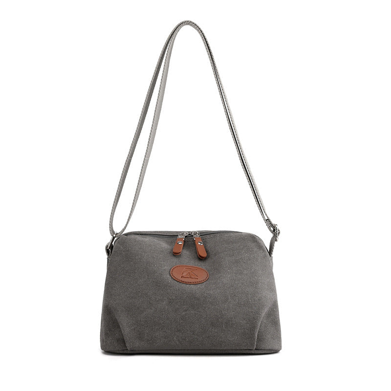 Lorah | Secure-Zip Canvas Crossbody Bag