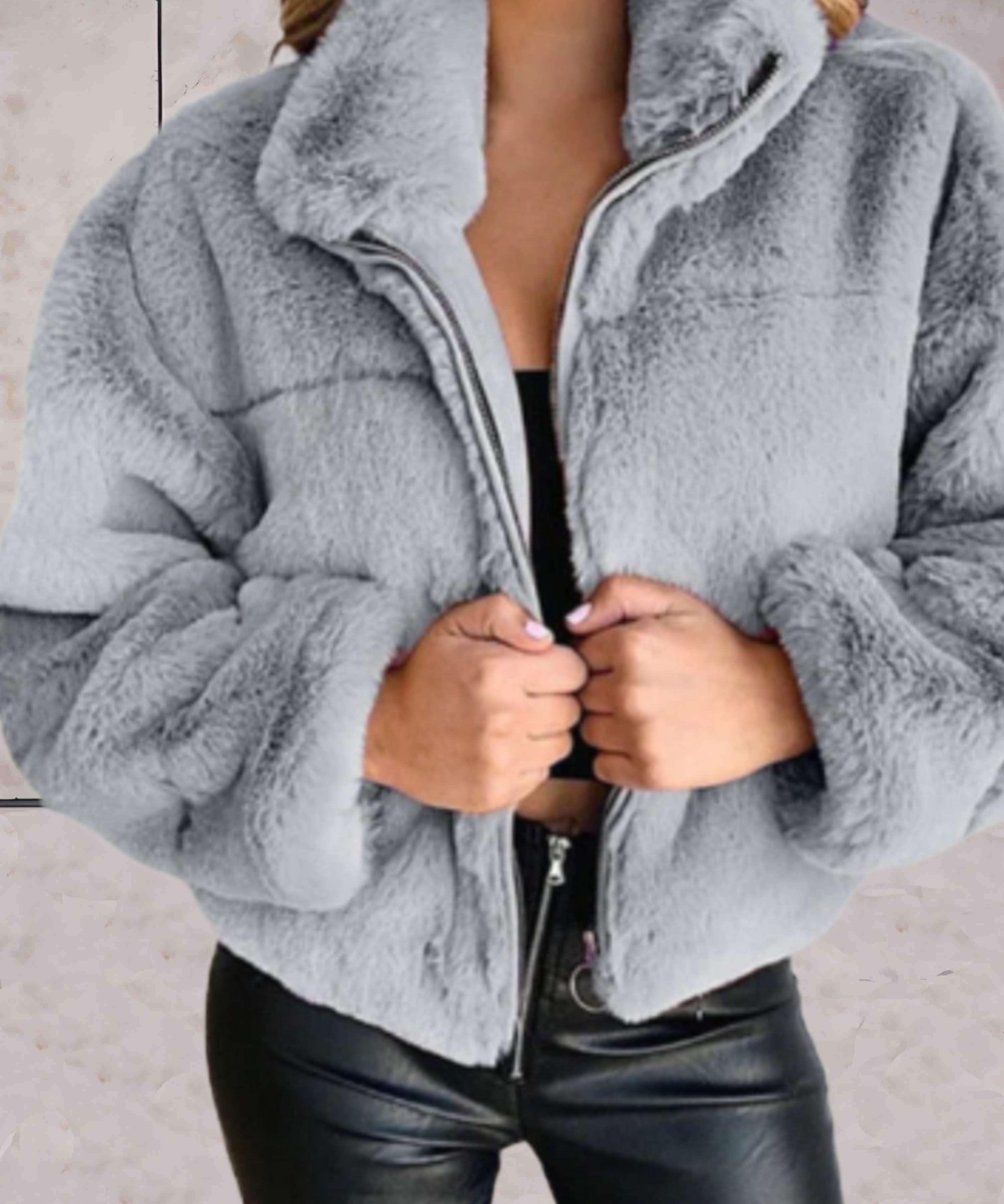 Lillia | Trendy Cozy Zip-Up Jacket