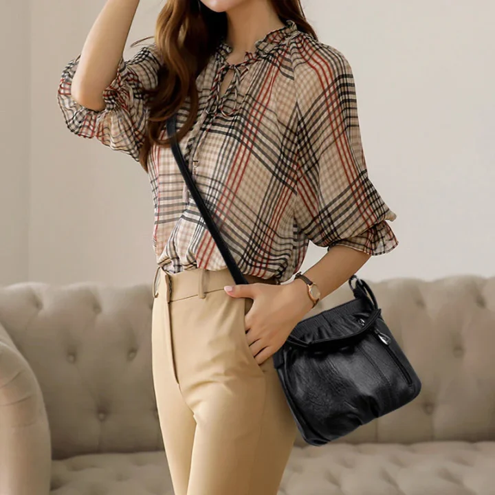 Michaela | Pleated Bucket Crossbody Bag