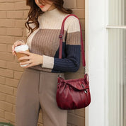 Michaela | Pleated Bucket Crossbody Bag