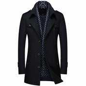 Frederick | Elegant Fitted Men's Overcoat