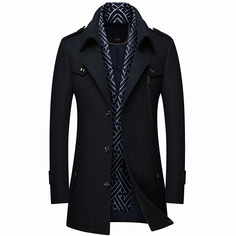 Frederick | Elegant Fitted Men's Overcoat