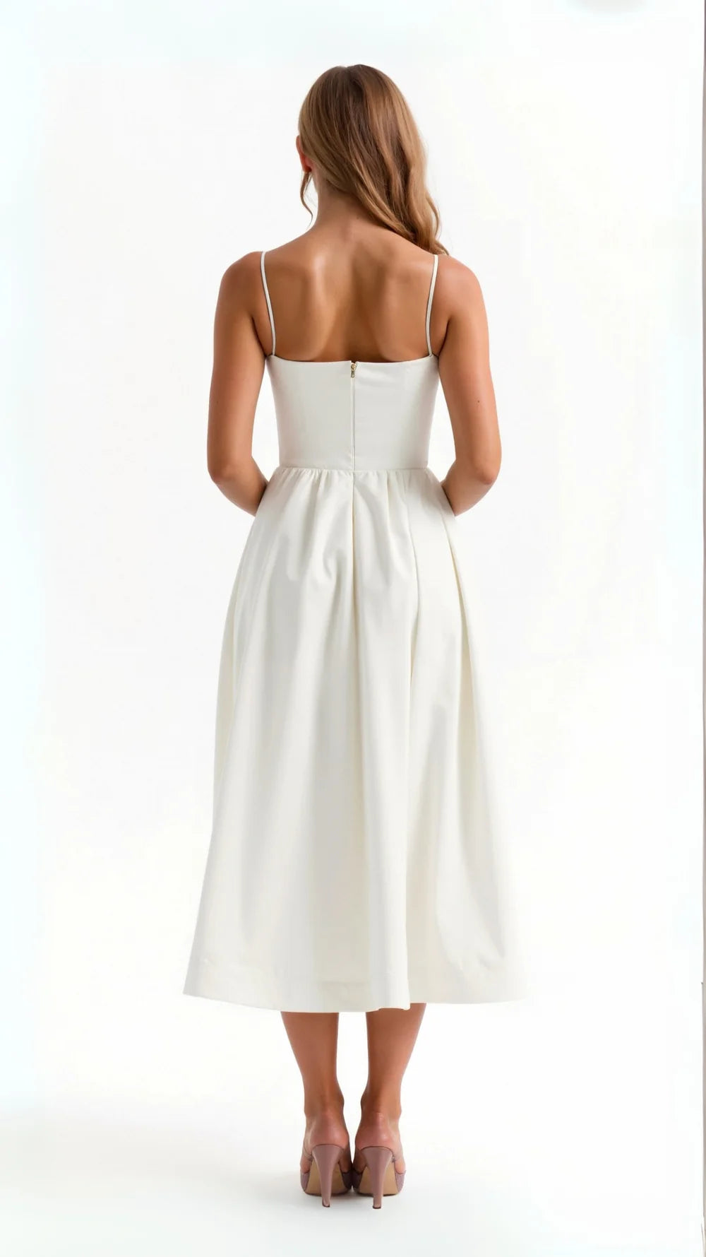 Aurelia Flowing Midi Dress - Light, Elegant, Effortlessly Stylish