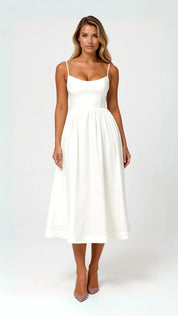 Aurelia Flowing Midi Dress - Light, Elegant, Effortlessly Stylish