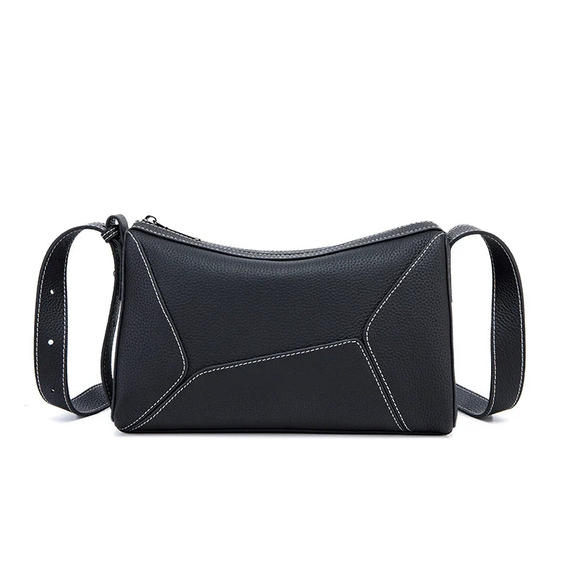 Izabella | Classic Leather Crossbody Bag