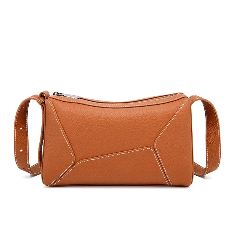 Izabella | Classic Leather Crossbody Bag